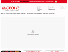 Tablet Screenshot of microlys.it